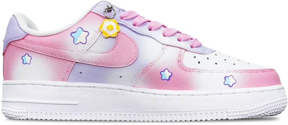 【定制球鞋】Nike Air Force 1 Low ‘07 草莓香芋冰淇淋 低幫 復古板鞋 特殊鞋盒 送小熊 防滑 低幫 板鞋 女款 粉紫白 Order 【定制球鞋】Nike Air Force 1 Low ‘07 草莓香芋冰淇淋 低幫 復古板鞋 特殊鞋盒 送小熊 防滑 低幫 板鞋 女款 粉紫白