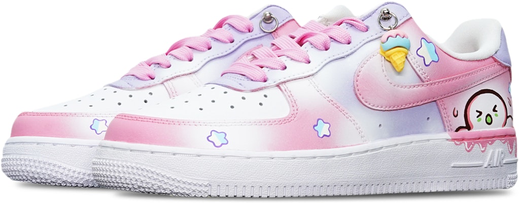 【定制球鞋】Nike Air Force 1 Low ‘07 草莓香芋冰淇淋 低幫 復古板鞋 特殊鞋盒 送小熊 防滑 低幫 板鞋 女款 粉紫白 Lookbook 【定制球鞋】Nike Air Force 1 Low ‘07 草莓香芋冰淇淋 低幫 復古板鞋 特殊鞋盒 送小熊 防滑 低幫 板鞋 女款 粉紫白