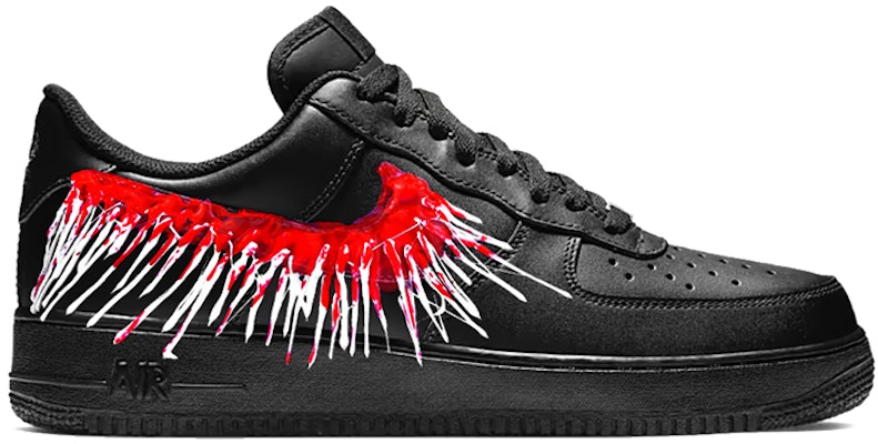 (W) 【定制鞋款】耐克空军1号低帮 '07 '毒牙深色版' 314192-009-(TeamY-女款血牙) Shop (W) 【定制鞋款】耐克空军1号低帮 '07 '毒牙深色版' 314192-009-(TeamY-女款血牙)