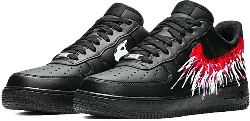 (W) 【定制鞋款】耐克空军1号低帮 '07 '毒牙深色版' 314192-009-(TeamY-女款血牙) Purchase (W) 【定制鞋款】耐克空军1号低帮 '07 '毒牙深色版' 314192-009-(TeamY-女款血牙)