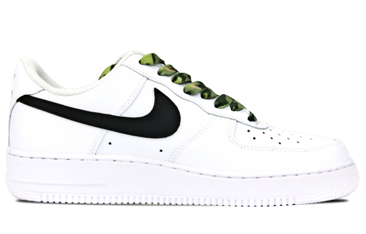 Order (W) Zapatillas Nike Air Force 1 Low '07 'White Camo Graffiti Scope' 314192-117(Team叁-女款喷绘手绘白黄绿瞄准镜)