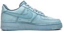 Order 【定制球鞋】 Nike Air Force 1 Low 空軍一號 野鶴製造 復古 浸染 抽象畫 低幫 板鞋 女款 淺藍