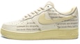 Buy (W) 나이키 에어포스1 로우 '베이지 신문' (커스텀) DD8959-100(Team1-女款做旧氧化报纸字体)