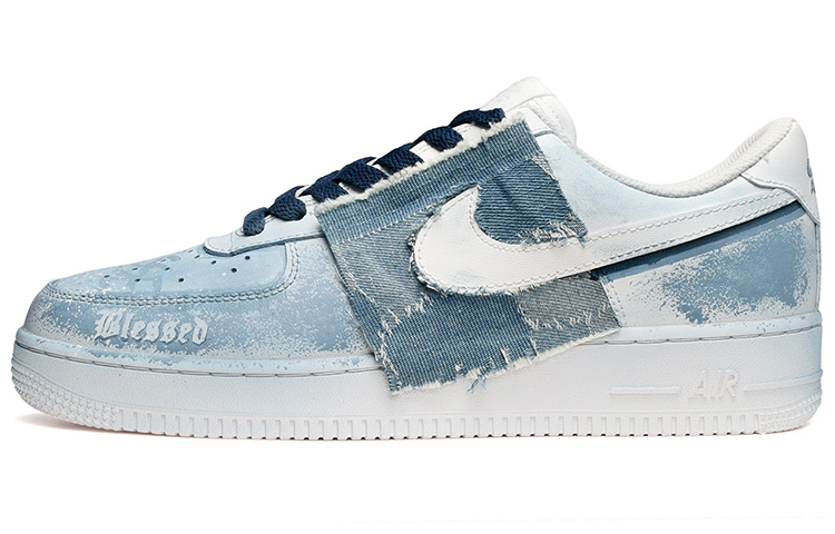 Buy (W) Zapatillas Nike Air Force 1 Low 'Azul Denim Envejecido-Blanco' DD8959-100(TeamE-女款做旧牛仔蓝白)