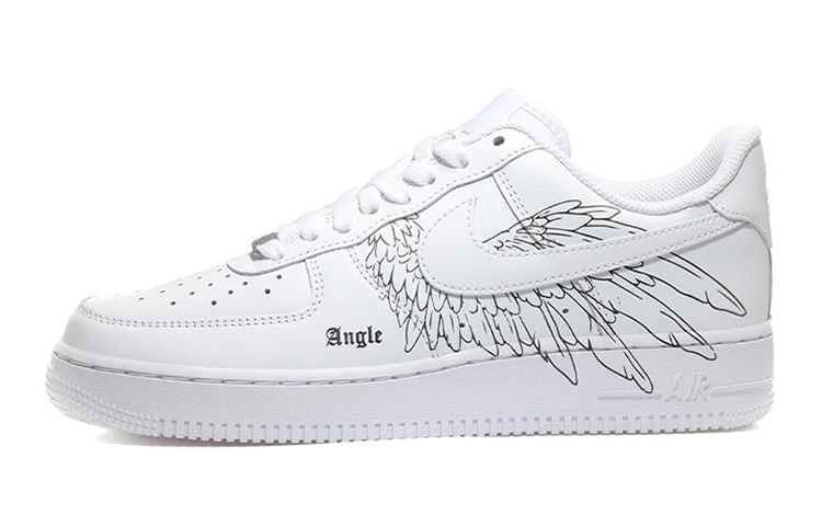 Buy (W) [Zapatillas Personalizadas] Nike Air Force 1 Low 'Ángel y Demonio' DH2920-111(Team10-鸳鸯翅膀女白黑QD)