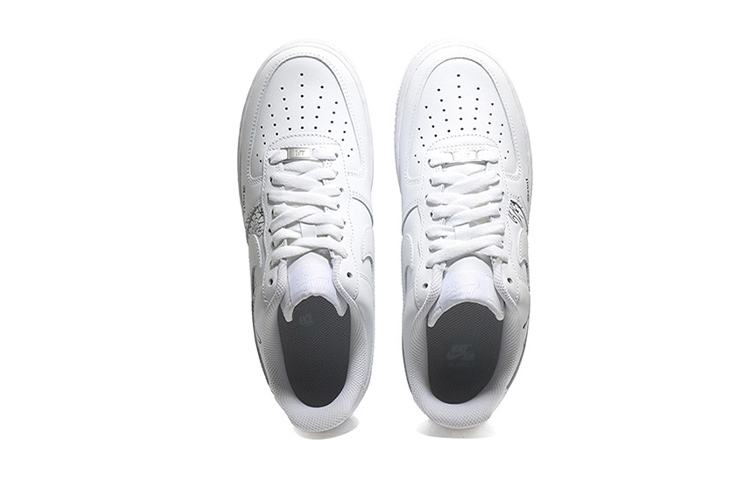 Shop (W) [Zapatillas Personalizadas] Nike Air Force 1 Low 'Ángel y Demonio' DH2920-111(Team10-鸳鸯翅膀女白黑QD)