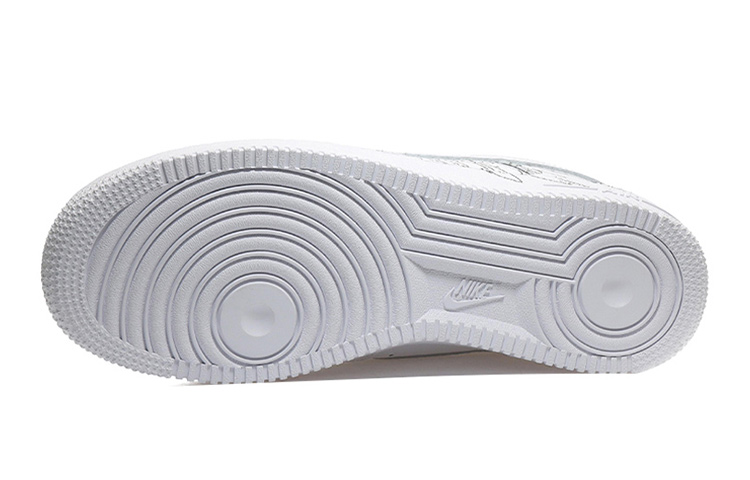 Details for (W) [Zapatillas Personalizadas] Nike Air Force 1 Low 'Ángel y Demonio' DH2920-111(Team10-鸳鸯翅膀女白黑QD)