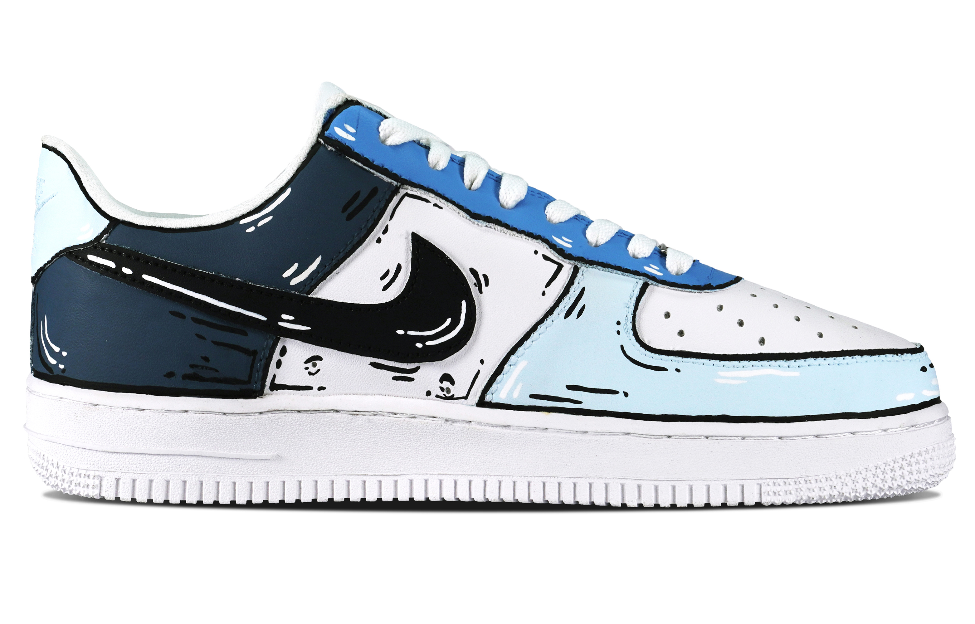 Order (W) [Zapatillas Personalizadas] Nike Air Force 1 Low 'Cielo Anime' DD8959-100(Team84-二次元天空女款)