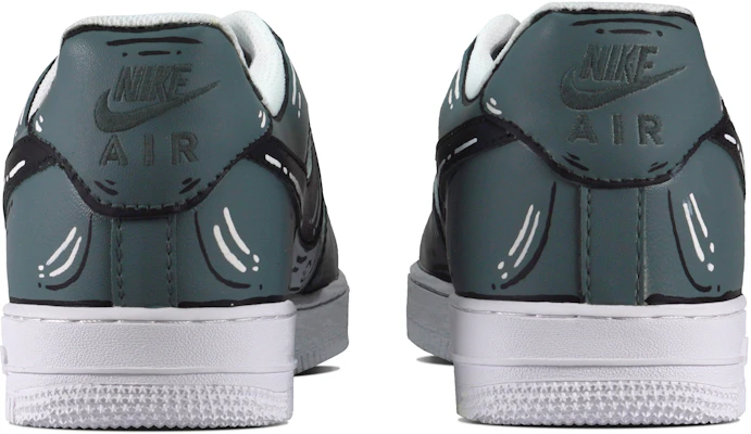 【訂製球鞋】Nike Air Force 1 Low 二次元叢林 小眾風格 復古防滑 耐磨 低筒 板鞋 女款 綠色 Shop 【訂製球鞋】Nike Air Force 1 Low 二次元叢林 小眾風格 復古防滑 耐磨 低筒 板鞋 女款 綠色