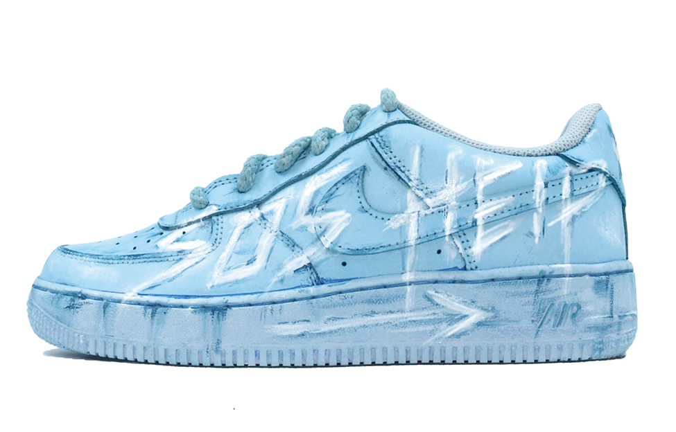 Buy (W) カスタム Nike Air Force 1 Low "アロースモグブルー" DD8959-100(Team25-蓝浸染)