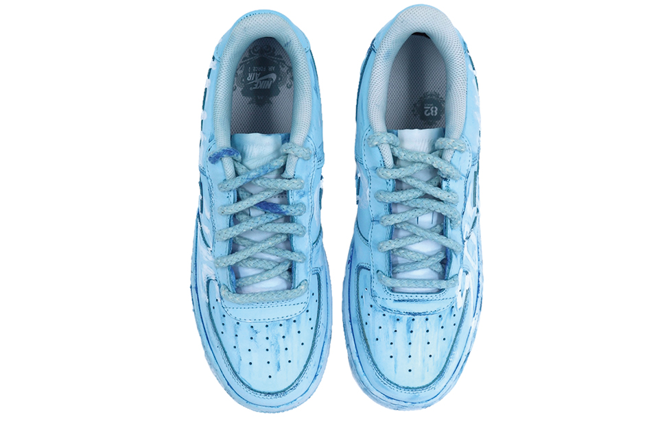 Shop (W) カスタム Nike Air Force 1 Low "アロースモグブルー" DD8959-100(Team25-蓝浸染)