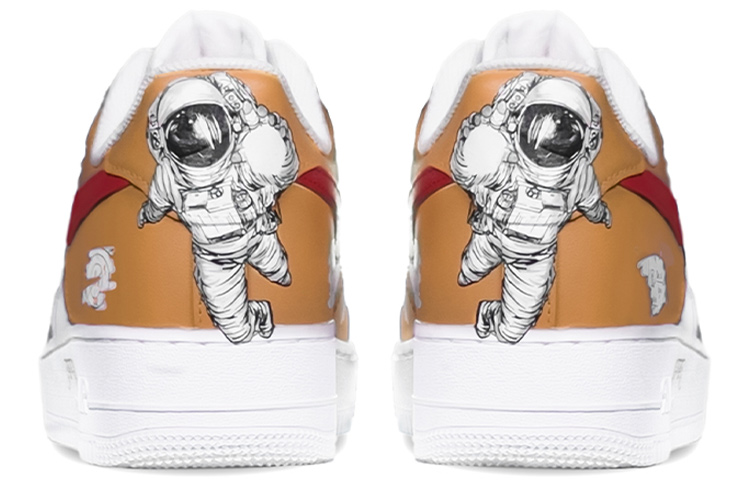 [Custom Shoes] (W) Nike Air Force 1 Low 'Astronaut Scratch-Off Red Brown' 圖 4