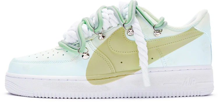 custom-shoes-women-nike-air-force-1-low-avocado-green-blue-t10