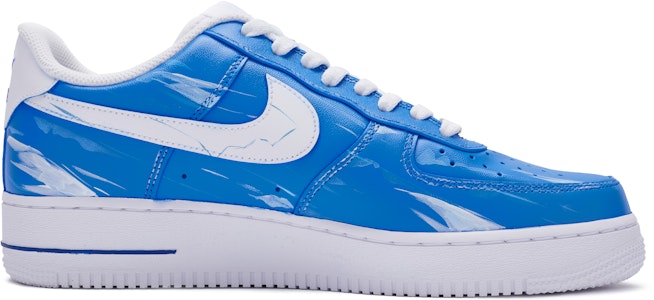 【定制球鞋】Nike Air Force 1 Low BIGNIU 熱血青春 空軍一號 風暴 手繪噴繪 低幫 板鞋 女款 白藍 Order 【定制球鞋】Nike Air Force 1 Low BIGNIU 熱血青春 空軍一號 風暴 手繪噴繪 低幫 板鞋 女款 白藍