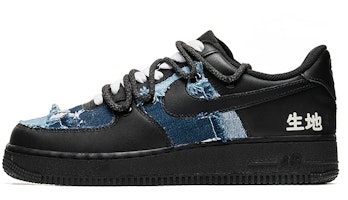 (W) カスタム Nike Air Force 1 Low "黒青鶴" DD8959-001(TeamB-女款生地) Buy (W) カスタム Nike Air Force 1 Low "黒青鶴" DD8959-001(TeamB-女款生地)