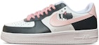 Buy 【定制球鞋】Nike Air Force 1 Low Triple White 空軍一號 可愛 法鬥 小狗 黑粉撞色 麻繩鞋帶 手繪彩繪 低幫 板鞋 女款 黑白粉