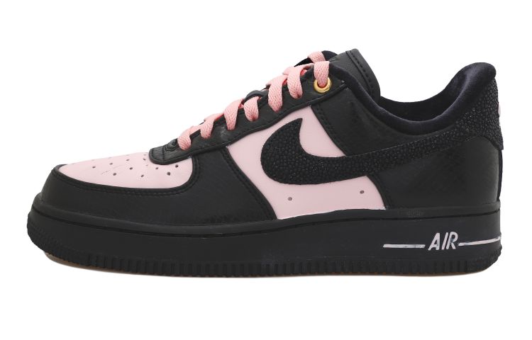 Buy (W) 나이키 에어포스 1 로우 '블랙 골드 스네이크' (커스텀) DX6035-001(Team拾玖-黑粉闪钻S-BOX）