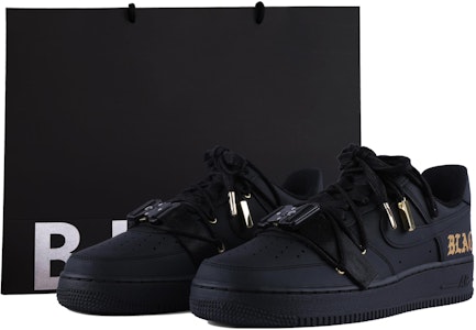 【客製球鞋】Nike Air Force 1 Low 空軍一號 黑武士 黯黑風 哑光 技術 低筒 板鞋 女款 黑金 Buy 【客製球鞋】Nike Air Force 1 Low 空軍一號 黑武士 黯黑風 哑光 技術 低筒 板鞋 女款 黑金
