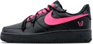 Buy 【客製球鞋】 Nike Air Force 1 Low 空軍一號 蝴蝶公主 解構貼皮 簡約 低筒 板鞋 女款 黑色粉
