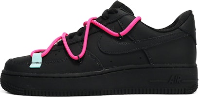【訂製球鞋】Nike Air Force 1 Low 解構風 黑武士 玫瑰粉 低筒 板鞋 女款 霧面黑 Buy 【訂製球鞋】Nike Air Force 1 Low 解構風 黑武士 玫瑰粉 低筒 板鞋 女款 霧面黑