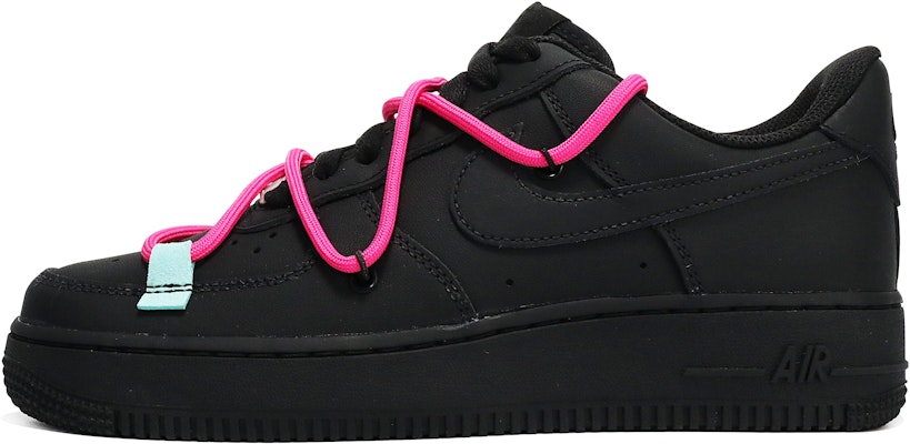 【訂製球鞋】Nike Air Force 1 Low 解構風 黑武士 玫瑰粉 低筒 板鞋 女款 霧面黑 Buy 【訂製球鞋】Nike Air Force 1 Low 解構風 黑武士 玫瑰粉 低筒 板鞋 女款 霧面黑