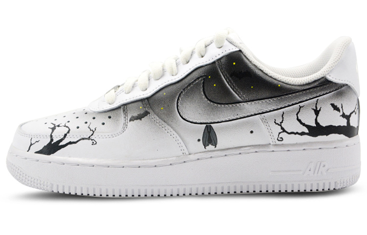 Buy (W) [Kasut Custom] Nike Air Force 1 Low 'Hitam Kelawar Malam' DD8959-100(Team9-女款万圣节黑夜蝙蝠QD)
