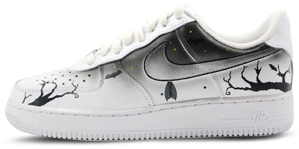 (W) 【カスタムシューズ】(女性用) ナイキ エアフォース1 ロウ 'ブラックナイトバット' DD8959-100(Team9-女款万圣节黑夜蝙蝠QD) Buy (W) 【カスタムシューズ】(女性用) ナイキ エアフォース1 ロウ 'ブラックナイトバット' DD8959-100(Team9-女款万圣节黑夜蝙蝠QD)