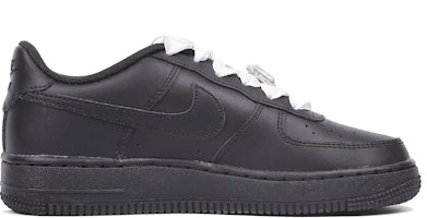 (W) ナイキ エア フォース 1 ロー 'ブラックパールリボン' (女性用カスタムシューズ) DH2920-001(Team4-女款黑珍珠QD) Order (W) ナイキ エア フォース 1 ロー 'ブラックパールリボン' (女性用カスタムシューズ) DH2920-001(Team4-女款黑珍珠QD)