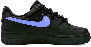 【定制球鞋】Nike Air Force 1 Low 空軍一號 DSC解構鞋帶 卡通笑臉 高街 低筒 板鞋 女款 黑紫 Order 【定制球鞋】Nike Air Force 1 Low 空軍一號 DSC解構鞋帶 卡通笑臉 高街 低筒 板鞋 女款 黑紫