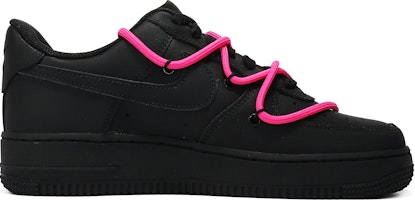 【訂製球鞋】Nike Air Force 1 Low 解構風 黑武士 玫瑰粉 低筒 板鞋 女款 霧面黑 Order 【訂製球鞋】Nike Air Force 1 Low 解構風 黑武士 玫瑰粉 低筒 板鞋 女款 霧面黑