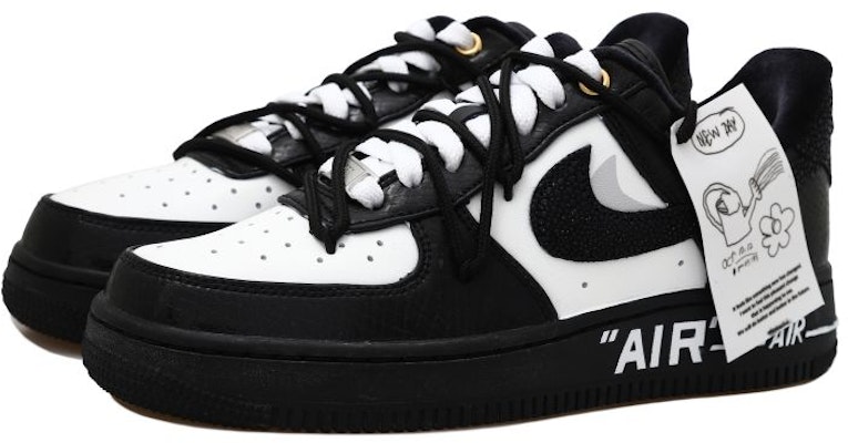 (W) ナイキエアフォース1ロー「ブラックホワイトパンダスネークスキン」(女性用カスタムシューズ) DX6035-001(Team拾玖-双钩熊猫S-BOX) Lookbook (W) ナイキエアフォース1ロー「ブラックホワイトパンダスネークスキン」(女性用カスタムシューズ) DX6035-001(Team拾玖-双钩熊猫S-BOX)