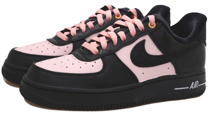 (W) カスタム Nike Air Force 1 Low 黒金蛇柄 DX6035-001(Team拾玖-黑粉闪钻S-BOX) Lookbook (W) カスタム Nike Air Force 1 Low 黒金蛇柄 DX6035-001(Team拾玖-黑粉闪钻S-BOX)