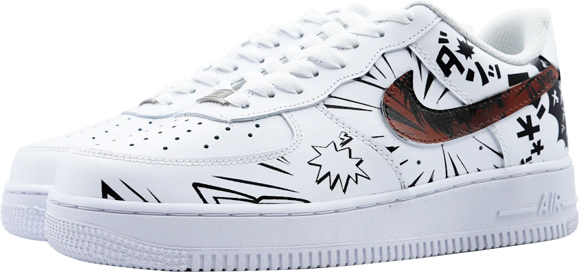 【訂製球鞋】 Nike Air Force 1 Low 熱血男高 復古經典 街頭潮流 手繪簡約百搭 低筒 板鞋 女款 黑白紅 Lookbook 【訂製球鞋】 Nike Air Force 1 Low 熱血男高 復古經典 街頭潮流 手繪簡約百搭 低筒 板鞋 女款 黑白紅