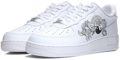 (W) Zapatillas Nike Air Force 1 Low 'Dragón Taiji Negro Blanco' 314192-117(Team10-太极龙-QD) Lookbook (W) Zapatillas Nike Air Force 1 Low 'Dragón Taiji Negro Blanco' 314192-117(Team10-太极龙-QD)