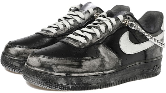 【訂製球鞋】Nike Air Force 1 Low 低帮 板鞋 女款 黑銀 Lookbook 【訂製球鞋】Nike Air Force 1 Low 低帮 板鞋 女款 黑銀