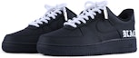 Lookbook 【訂製球鞋】Nike Air Force 1 Low 07 空軍一號 黑武士 暗黑 啞光 機能風 低筒 板鞋 女款 黑白