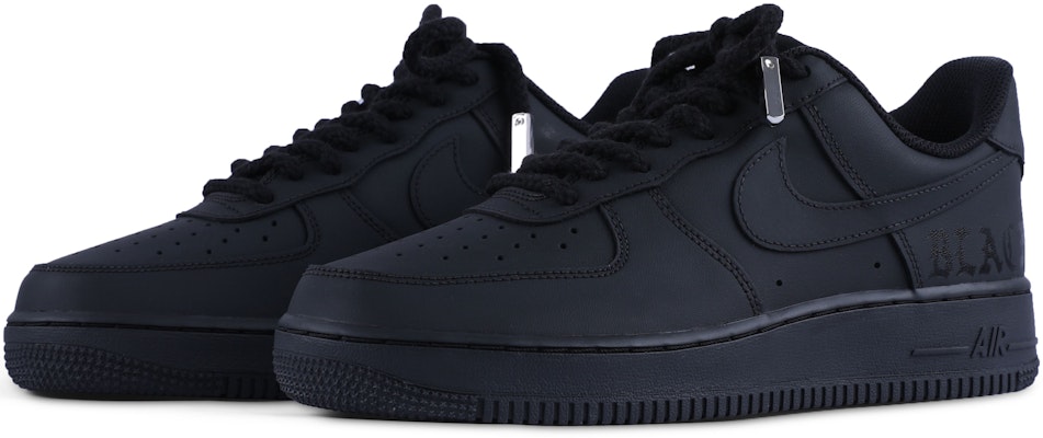 (W) 나이키 에어포스 1 로우 '블랙 다크로드' (커스텀) DD8959-001(TEAM55-哑光纯黑壹) Lookbook (W) 나이키 에어포스 1 로우 '블랙 다크로드' (커스텀) DD8959-001(TEAM55-哑光纯黑壹)