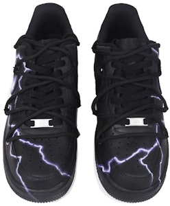 (W) 나이키 에어포스 1 로우 '블랙퍼플 디컨스트럭티드' (커스텀) DD8959-001(TeamJ-喷绘闪电主题女款) Shop (W) 나이키 에어포스 1 로우 '블랙퍼플 디컨스트럭티드' (커스텀) DD8959-001(TeamJ-喷绘闪电主题女款)