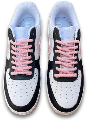 【定制球鞋】Nike Air Force 1 Low Triple White 空軍一號 可愛 法鬥 小狗 黑粉撞色 麻繩鞋帶 手繪彩繪 低幫 板鞋 女款 黑白粉 Shop 【定制球鞋】Nike Air Force 1 Low Triple White 空軍一號 可愛 法鬥 小狗 黑粉撞色 麻繩鞋帶 手繪彩繪 低幫 板鞋 女款 黑白粉
