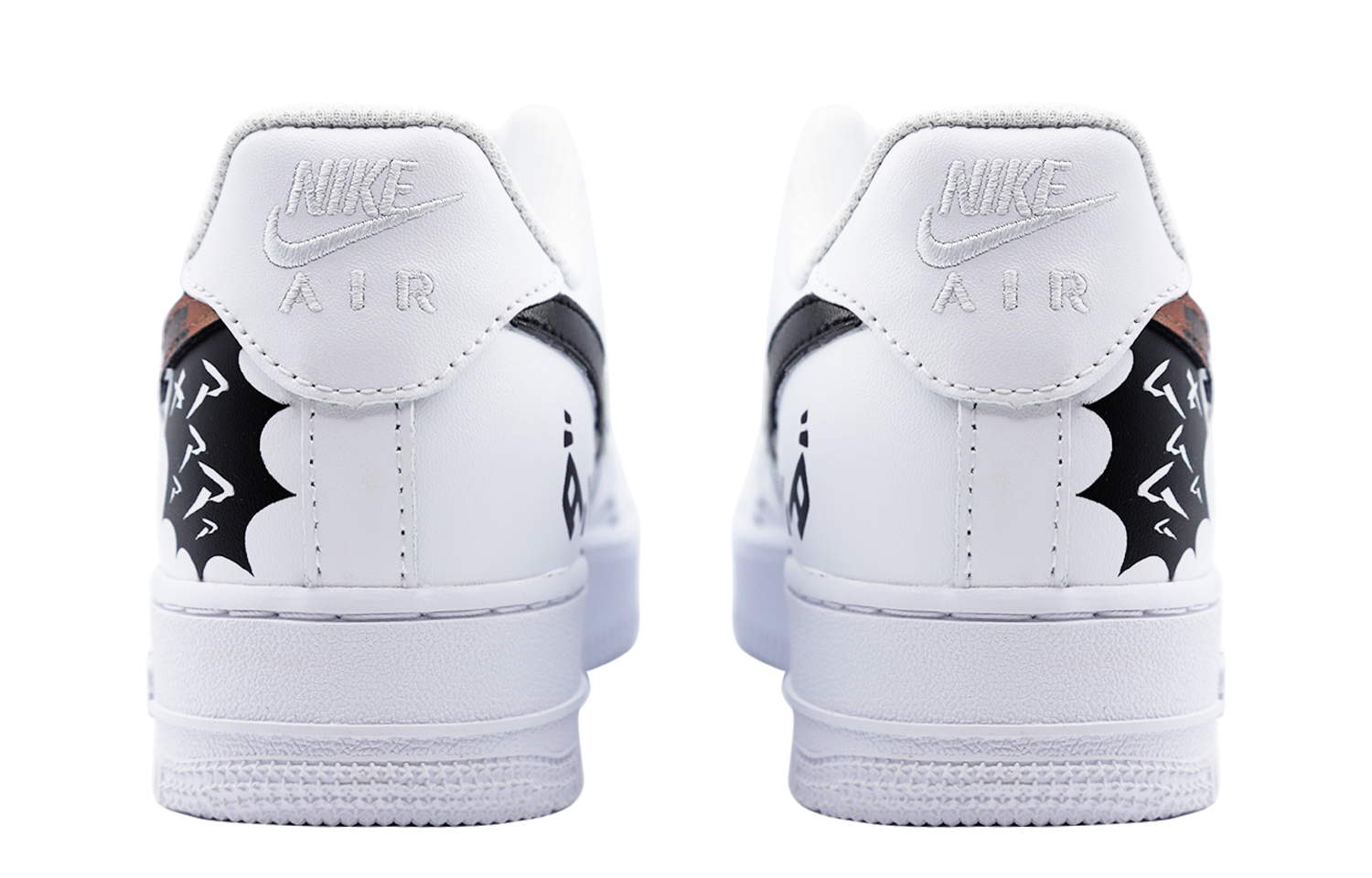 Shop 【訂製球鞋】 Nike Air Force 1 Low 熱血男高 復古經典 街頭潮流 手繪簡約百搭 低筒 板鞋 女款 黑白紅