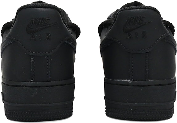 【定製球鞋】 Nike Air Force 1 Low 解構風 黑武士 炭黑麻繩 低筒 板鞋 女款 啞光黑 Shop 【定製球鞋】 Nike Air Force 1 Low 解構風 黑武士 炭黑麻繩 低筒 板鞋 女款 啞光黑