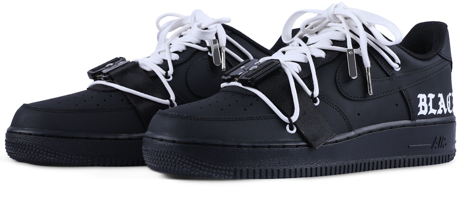 【訂製球鞋】 Nike Air Force 1 Low 07 空軍一號 黑武士 暗黑系 啞光 機能 低筒 板鞋 女款 黑白 Shop 【訂製球鞋】 Nike Air Force 1 Low 07 空軍一號 黑武士 暗黑系 啞光 機能 低筒 板鞋 女款 黑白
