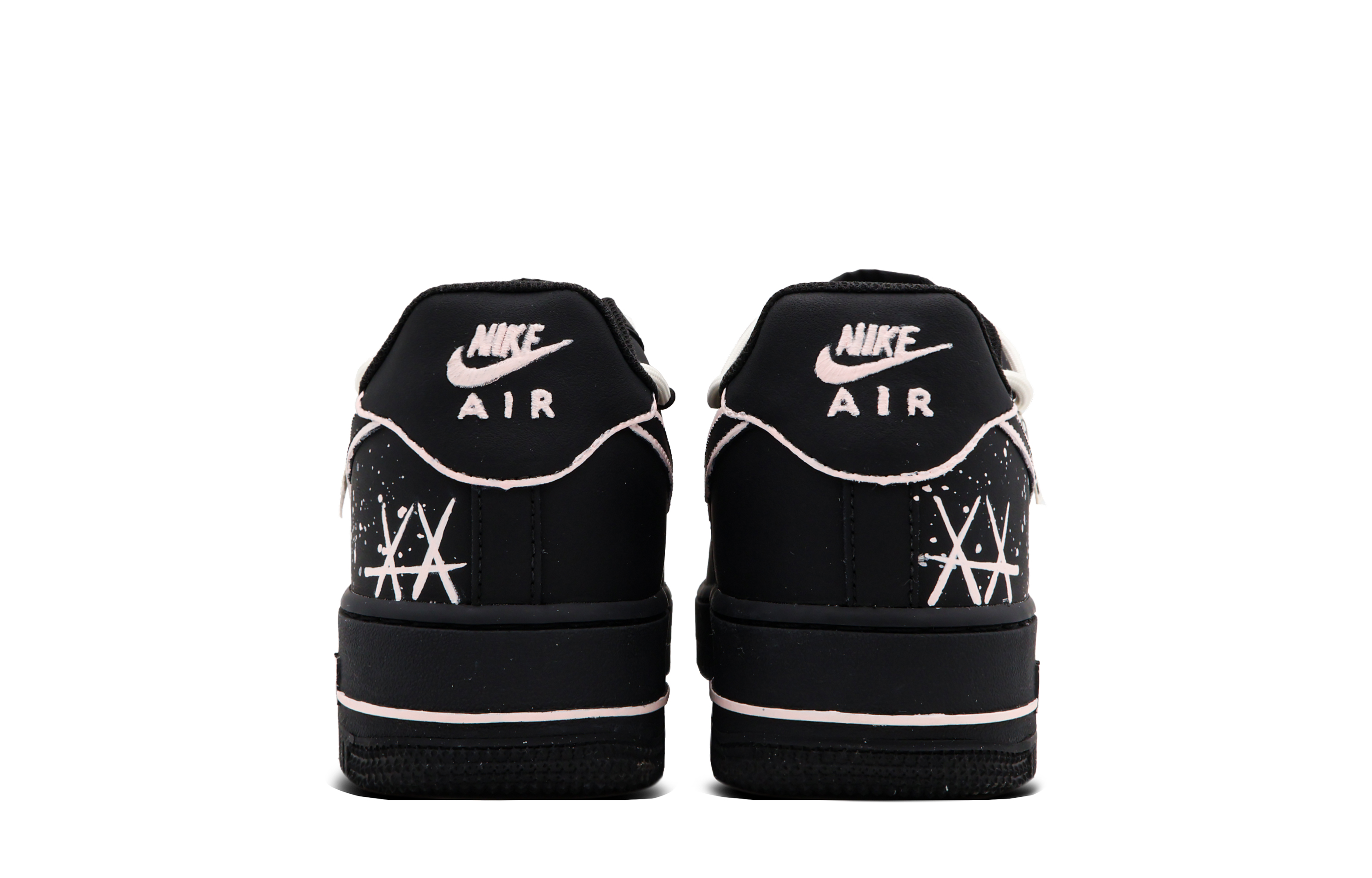 Shop 【訂製球鞋】 Nike Air Force 1 Low 幽靜曙光 時尚 簡約 百搭 低筒 板鞋 女款 黑粉