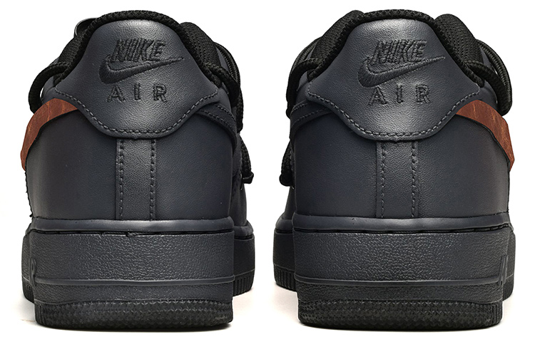 Shop (W) 【定制鞋款】Nike Air Force 1 低帮 '黑橙钩' DD8959-001(TeamE-女款橙色勾子QD)