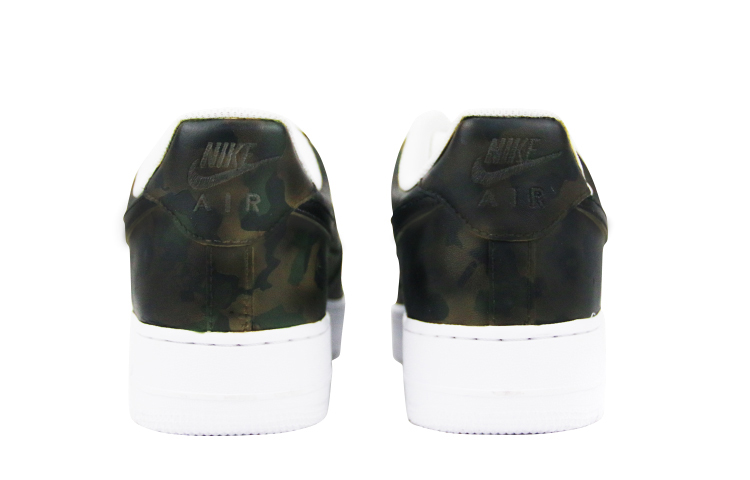 Shop (W) [Sepatu Custom] Nike Air Force 1 Low 'Camo Hitam Kuning Hijau Dilukis Tangan' 314192-117(Team叁-女款喷绘手绘迷彩温变军事)