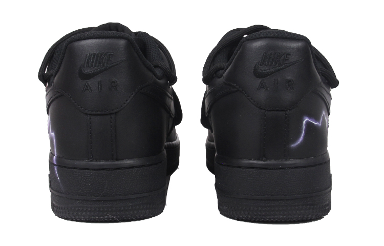 Purchase (W) 나이키 에어포스 1 로우 '블랙퍼플 디컨스트럭티드' (커스텀) DD8959-001(TeamJ-喷绘闪电主题女款)