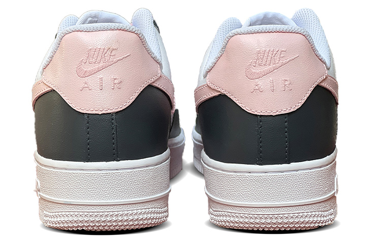 Purchase 【定制球鞋】Nike Air Force 1 Low Triple White 空軍一號 可愛 法鬥 小狗 黑粉撞色 麻繩鞋帶 手繪彩繪 低幫 板鞋 女款 黑白粉