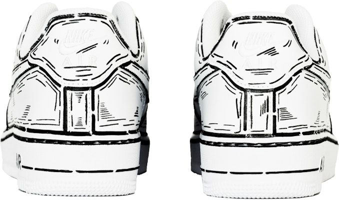 【客製球鞋】Nike Air Force 1 Low ABLOODING 二次元系列 亂線風格 撕漫風 高筒 板鞋 女款 黑色 Purchase 【客製球鞋】Nike Air Force 1 Low ABLOODING 二次元系列 亂線風格 撕漫風 高筒 板鞋 女款 黑色