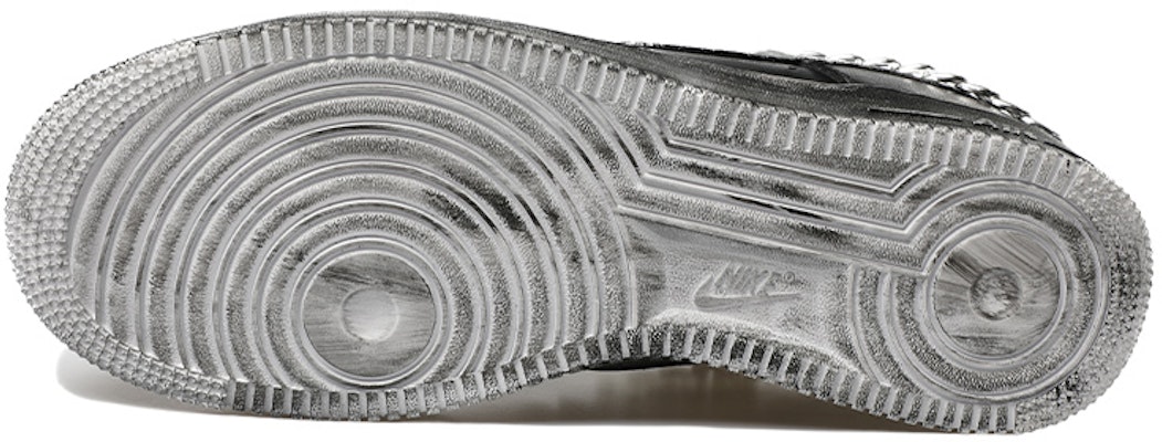 (W) カスタムシューズ【レディース】ナイキ エアフォース 1 ロー 'ブラックシルバー' DD8959-100(Team拾玖-黑色链条锁女S-BOX) Details for (W) カスタムシューズ【レディース】ナイキ エアフォース 1 ロー 'ブラックシルバー' DD8959-100(Team拾玖-黑色链条锁女S-BOX)