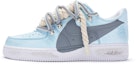 Buy 【定制球鞋】 Nike Air Force 1 Low "T10" 雙鞋帶 手繪噴繪 特殊鞋盒 低幫 板鞋 女款 藍灰